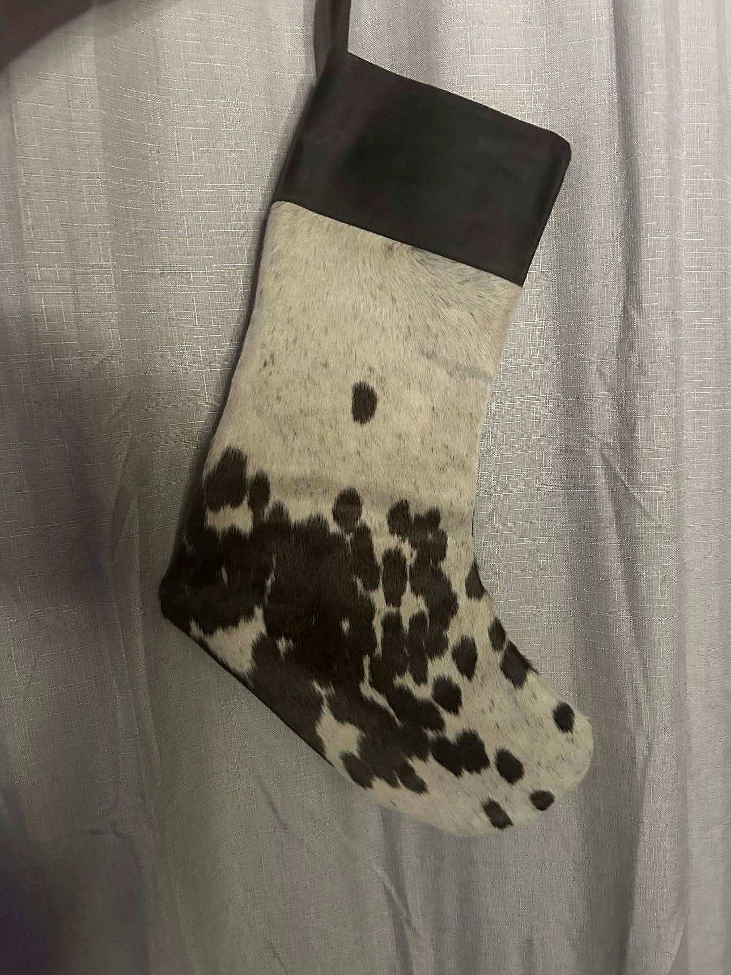 Cowhide Christmas Stocking 9
