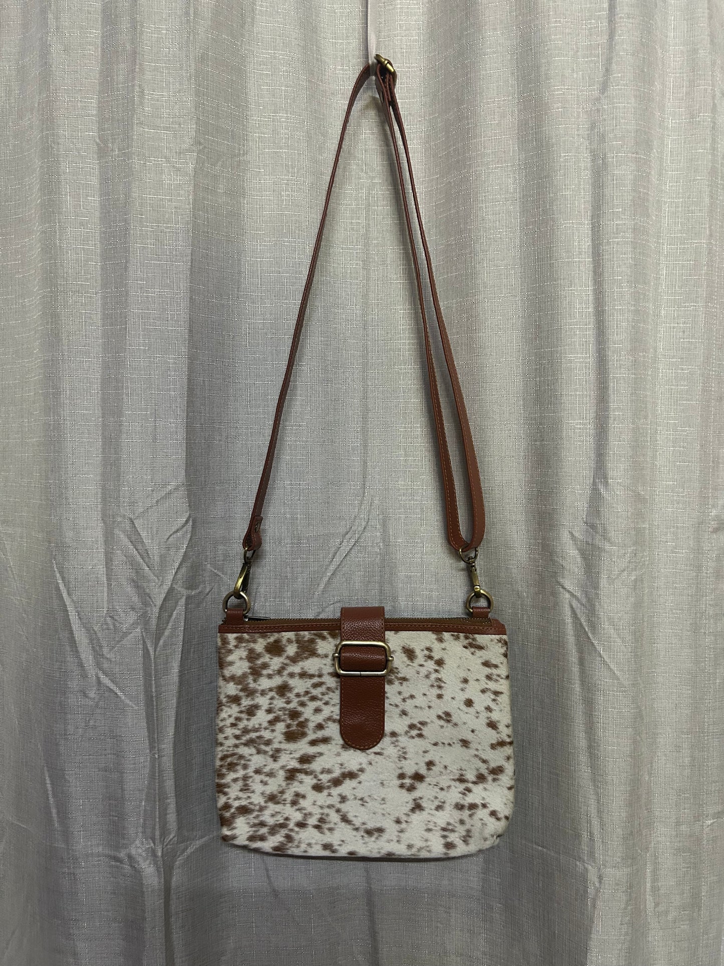Tan Cowhide Sholder Bag 2