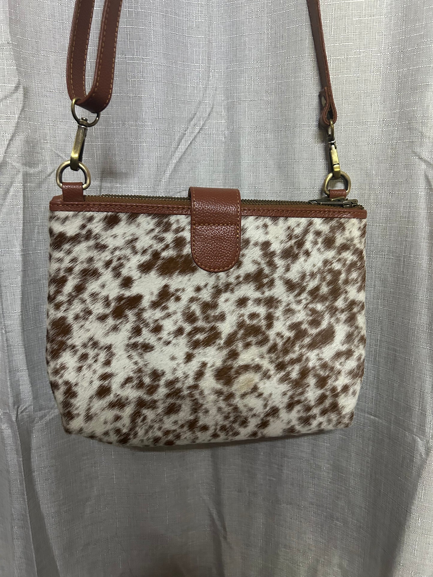 Tan Cowhide Sholder Bag 2