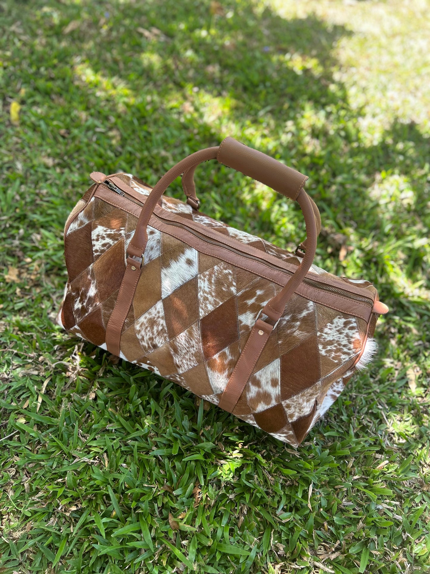 Cow Hide Duffle Bags