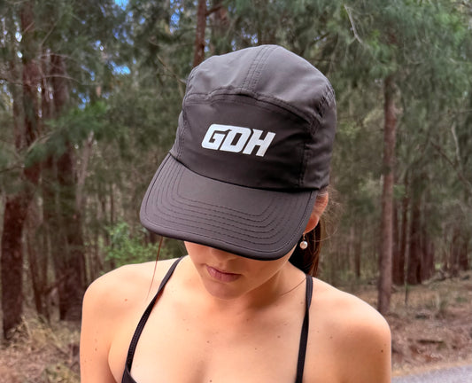 Black Running Cap