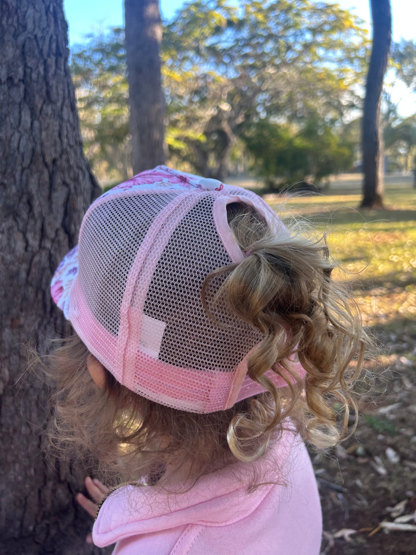 Floral Kids Trucker Caps