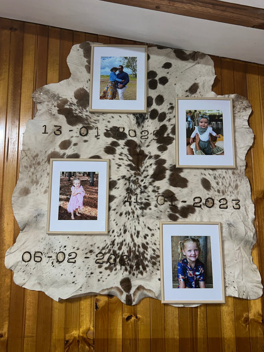 Custom cowhide branding