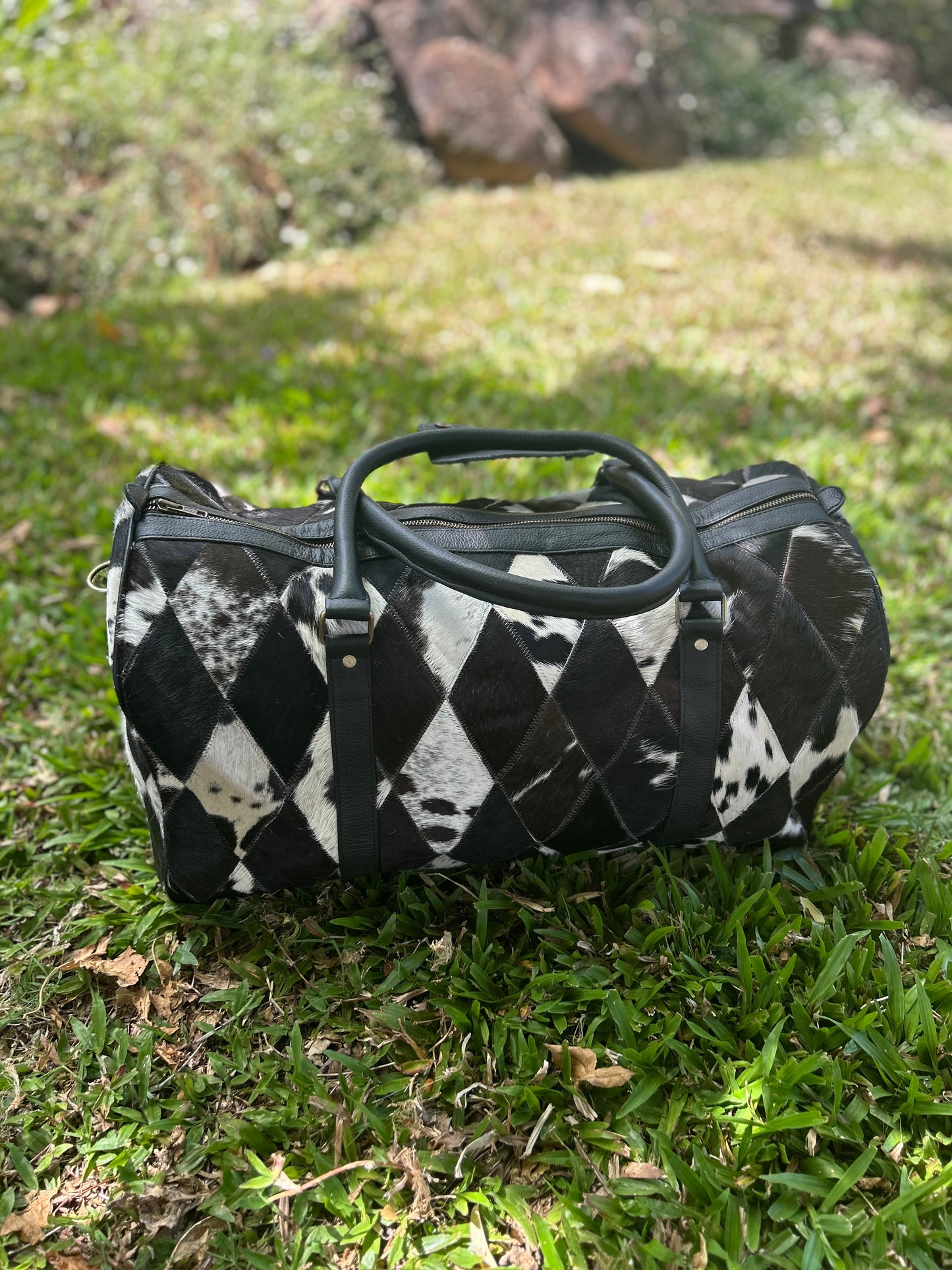 Cow Hide Duffle Bags